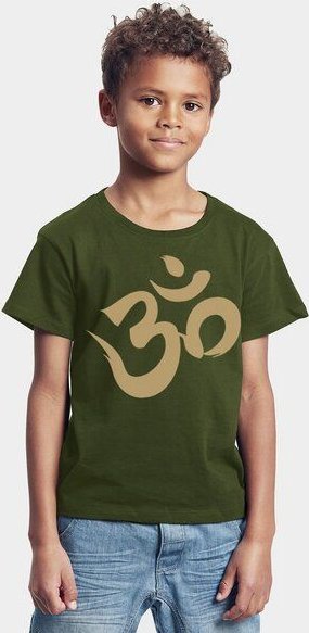 Peaces.bio - handbedruckte Biomode Bio-Kinder T-Shirt Om