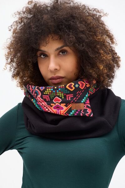 Thumbnail - Schlauchschal Mulco – Warmer, weicher Schlauchschal – Asymmetrisches Finish – Vielseitig tragbar – Exklusiver Print KOKO...