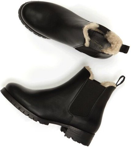 Will's Vegan Shop Luxe isolierte Chelsea-Stiefel mit tiefem Profil Damen