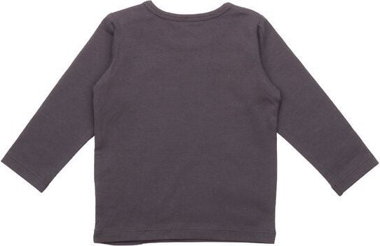 Langarmshirt Anthrazit Bio Baumwolle - Walkiddy, nachhaltig & umweltfreundlich für Babys & Kinder, GOTS-zertifiziert, ha...