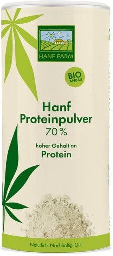 Hanf Farm BIO Hanfprotein 70% – pflanzliche Eiweißpower für Sportler