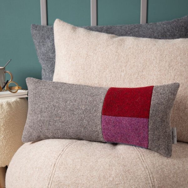 nahtur-design Rückenkissen mit Wollefüllung | Rückenstützkissen