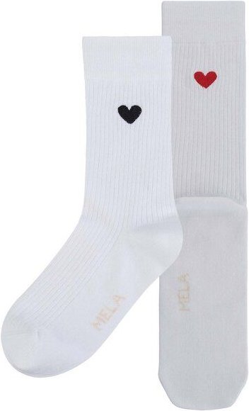MELA Gerippte Socken Stickerei Bundle