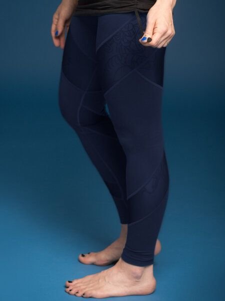 nice to meet me Energy Legging aus Biobaumwolle und Netzstoff