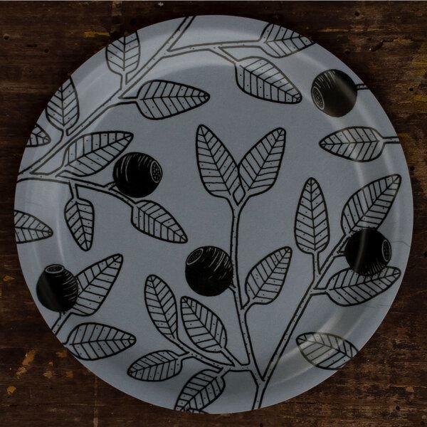 Cmig Coasters / Minitablett „Schwedensommer“ aus Birkenfurnier