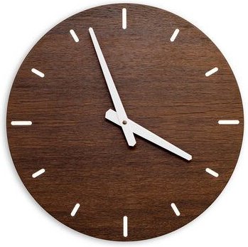 klotzaufklotz Wanduhr Furnier