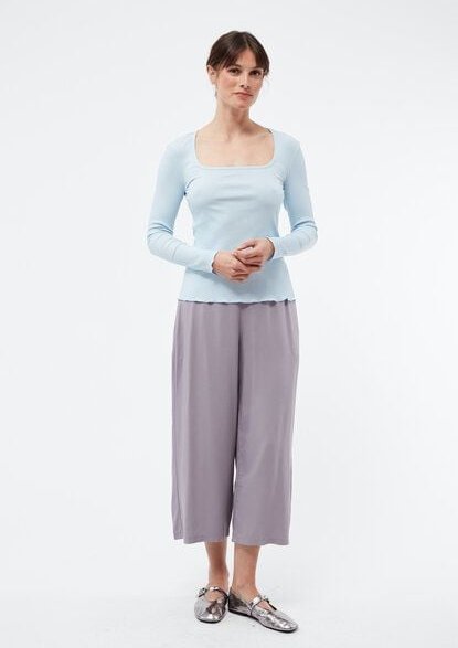 Givn Berlin Geripptes Longsleeve GBPATTY slim Fit aus Bio-Baumwolle