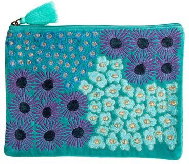 TRANQUILLO Samttäschchen floralen Designs 26 x 18 cm (BAG273, BAG274, BAG304, BAG305)