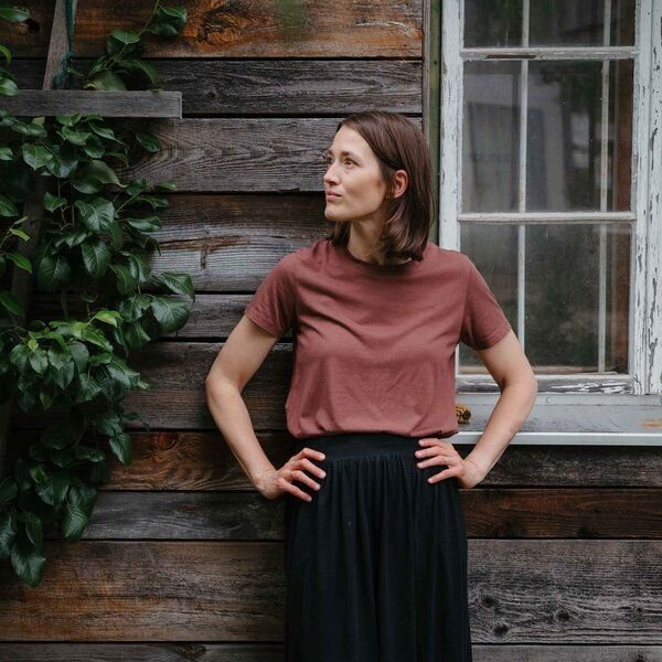 Vresh Clothing Veli - Crop T-Shirt mit TENCEL (TM) Lyocell