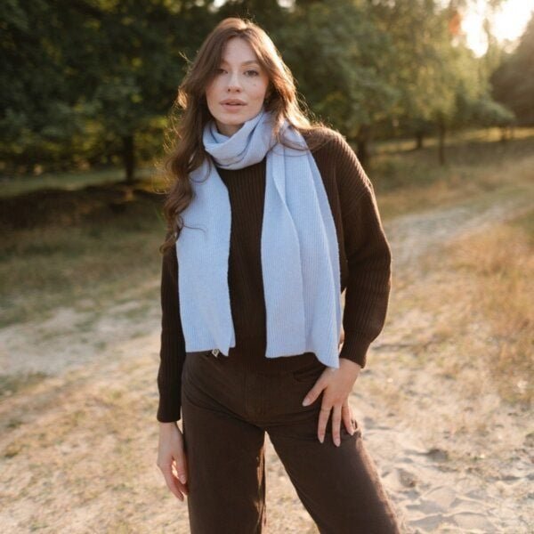 NORDLICHT Wollschal Mira aus 100% recycelter Wolle