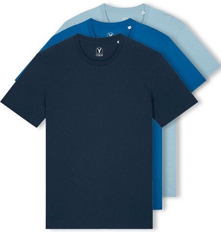 YTWOO 3er Pack Iconic Basic Unisex T-Shirt aus 100% Biobaumwolle| Viele Farbkombinatioben|Fair|Nachhaltig