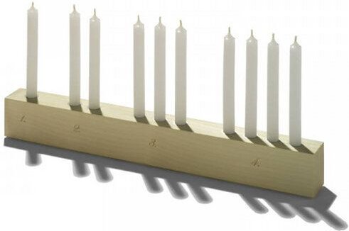 Adventsleuchter Countdown (side by side)