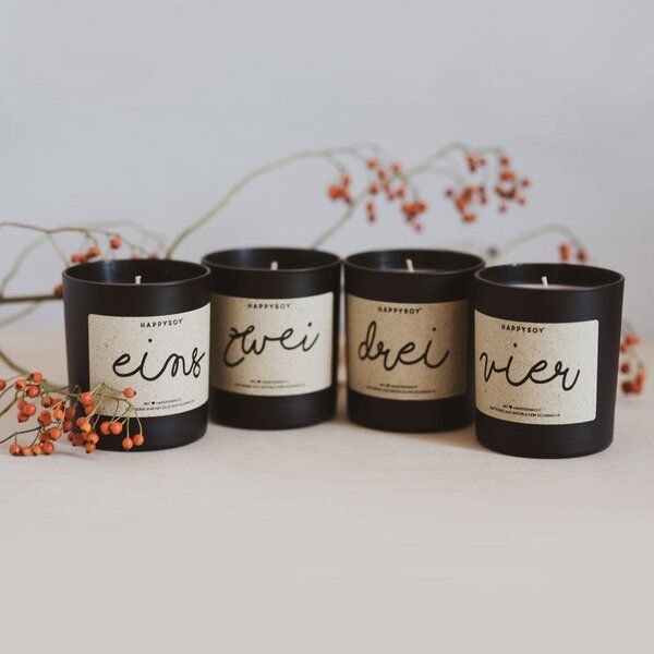 HAPPYSOY Adventskerzen 1,2,3,4 (No. 1)