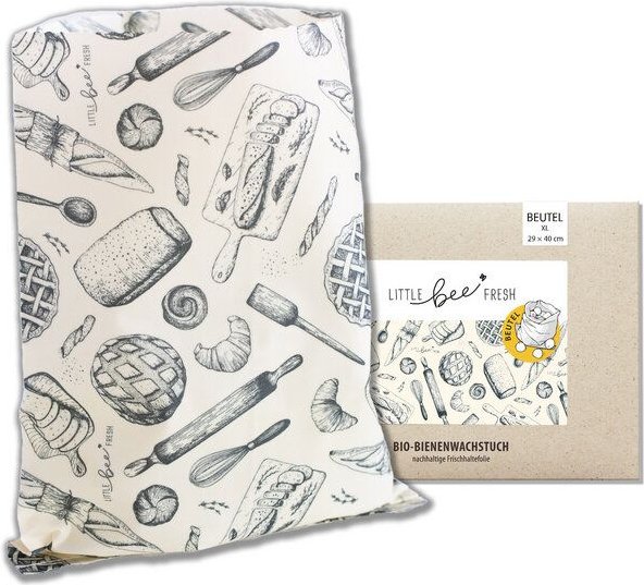 little bee fresh Bienenwachs-Beutel "Groß" 25×32 cm
