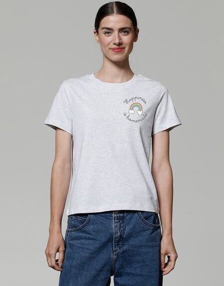 watapparel T-Shirt Frauen Happiness is homemade