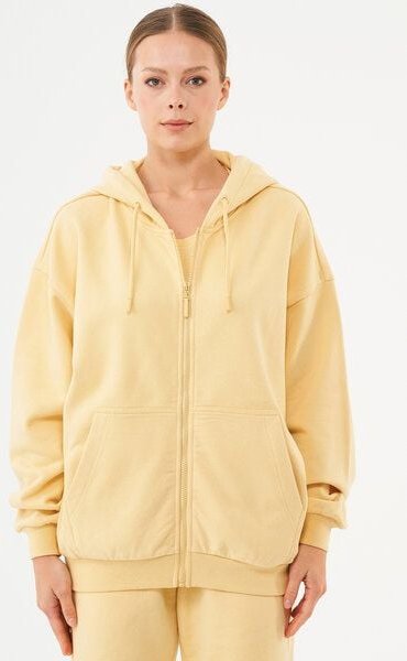 ORGANICATION ESSENTIALS-JALE- Soft Touch Sweatjacke aus Bio-Baumwolle