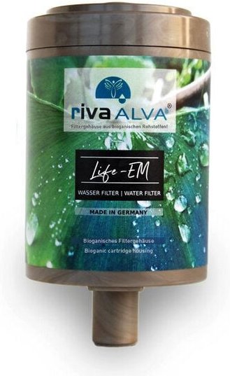 rivaALVA Life EM Trinkwasserfilter Ersatzkartusche | Blockaktivkohlefilter + EM Keramik
