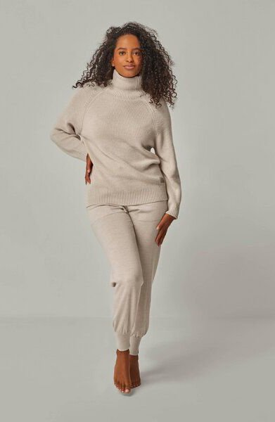 YOU LOOK PERFECT Merino Loungewear Set „Strickpullover Eve & Strickhose Bella"