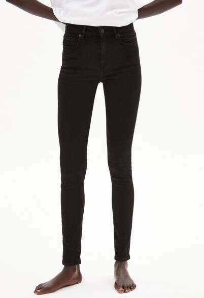 ARMEDANGELS TILLAA X STRETCH - Damen Skinny Leg Mid Waist aus Bio-Baumwoll Mix