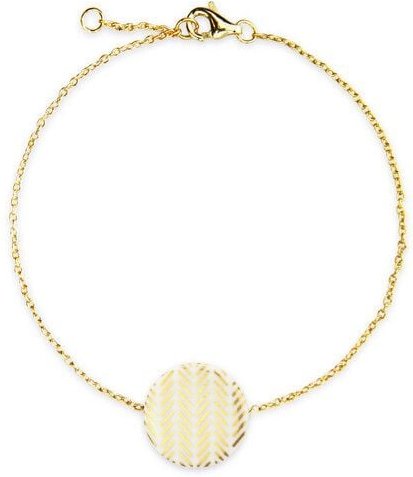 lille mus Porzellan-Armband STRICHE Porzellanschmuck