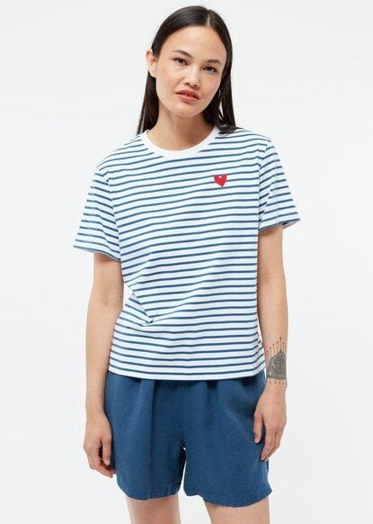 Givn Berlin T-Shirt GBJULIA (HEART) aus Bio-Baumwolle mit Stickerei