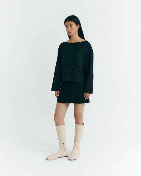 thinking mu Woll Minirock Modell: Tania