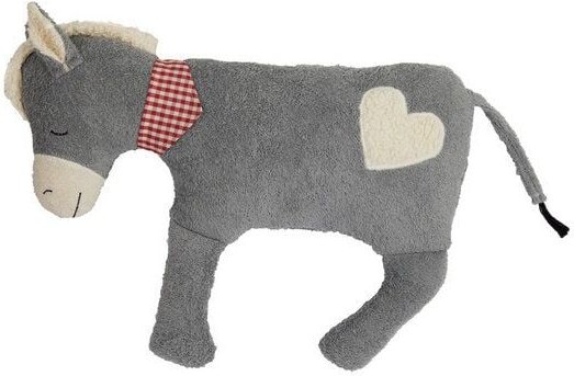 Efie XL Esel mit Herz, Spieltier und Kuschelkissen
