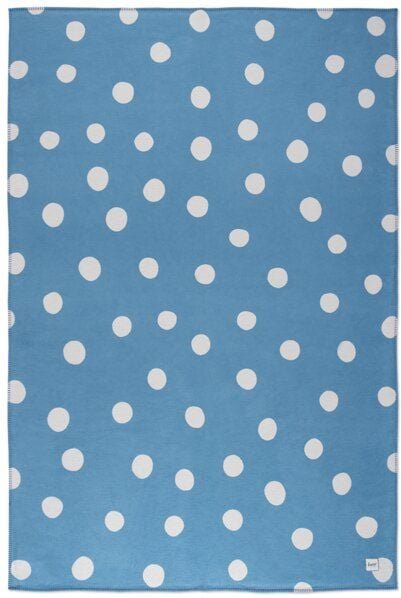 Kushel Towels Kushel Decke Polka - klimapositive Kuscheldecke aus Biobaumwolle und Holzfaser
