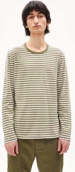 ARMEDANGELS JOHAAN STRIPES - Herren Longsleeve Regular Fit aus Bio-Baumwolle