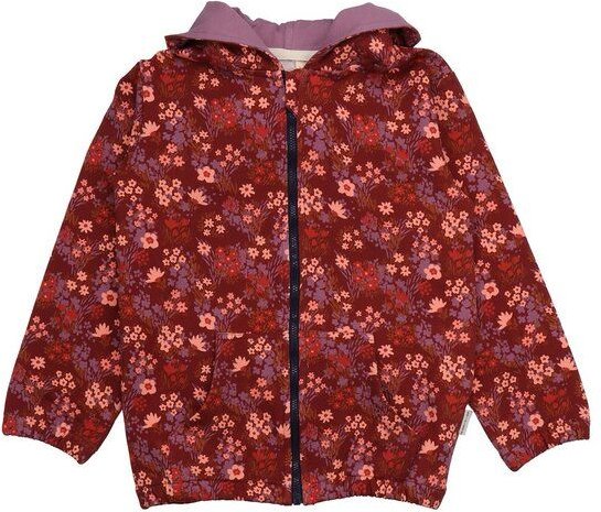 Kinder Sweatjacke Bio-Baumwolle The Secret Garden Walkiddy, GOTS-zertifiziert, weich, vegan, fair produziert, floraler P...