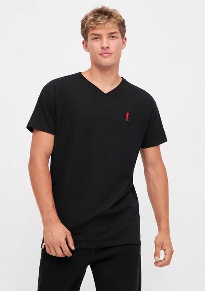 Thumbnail - derbe Kurzarm T-shirt Print „Basic Kippes“