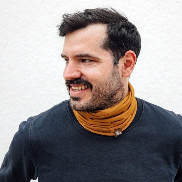 Liebe Deinen Planeten Multi Loop vegane Naturfaser in 3 Größen, viele Farben für Damen und Herren, Multifunktions Schlau...