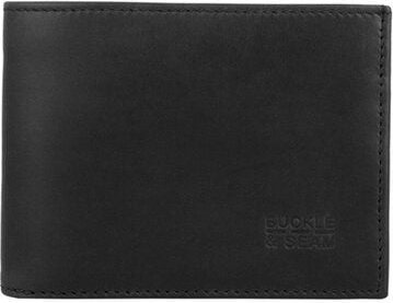 Buckle & Seam Leder Portemonnaie Bill