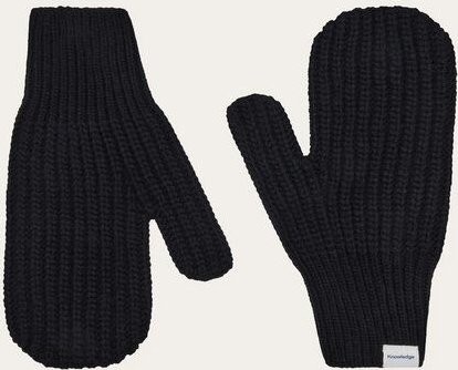 Knowledge Cotton Apparel Lambswool Patent Knit Gloves