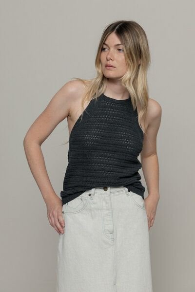 Rifò - Circular Fashion Made in Italy Nilla, Stricktop aus recycelter Baumwolle