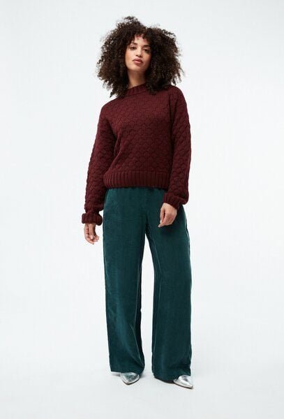 Thumbnail - Givn Berlin Stricksweater GBJUSTINE aus Bio-Merinowolle mit Bubbleknit