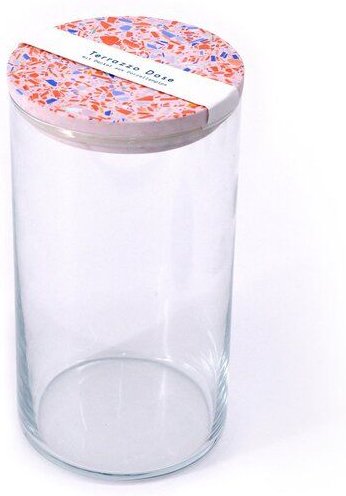 Objet Vague Terrazzo Dose, Vorratsglas, 1480ml
