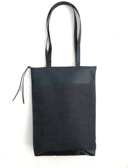 ELEKTROPULLI Rucksacktasche BJARNE in wunderschönem schwarzem Mattleder