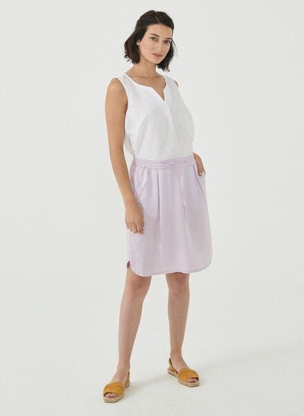 ORGANICATION Rock aus TENCEL mit Kordelzug