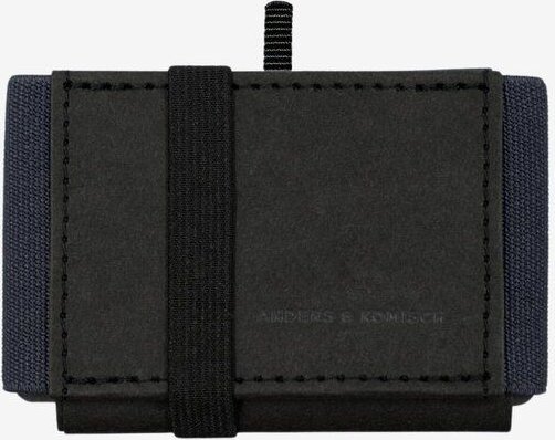 ANDERS & KOMISCH MINI PRO Wallet Schwarz – Kleiner Geldbeutel mit Münzfach - bequemer Kartenzugriff