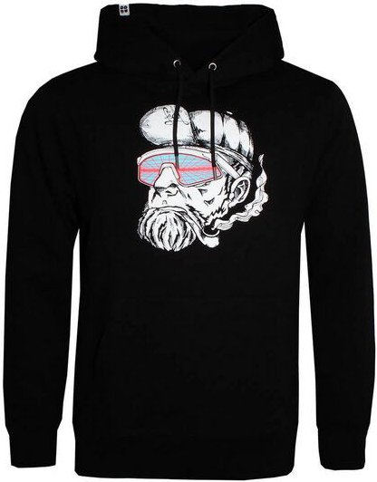 Thumbnail - FÄDD Herren Sweatshirt Hoodie Bio-Baumwolle "Fläsch Hipster Hans" Schwarz
