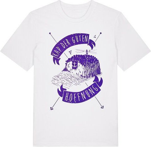 päfjes Kap der Guten Hoffnung - Fair Wear Männer T-Shirt - Weiß