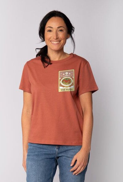 watapparel T-Shirt Frauen Tarot The Pasta