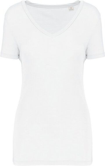 Greenspired Damen V- Neck T-Shirt aus 100 % Tencel 145 g/m² XS - XXL