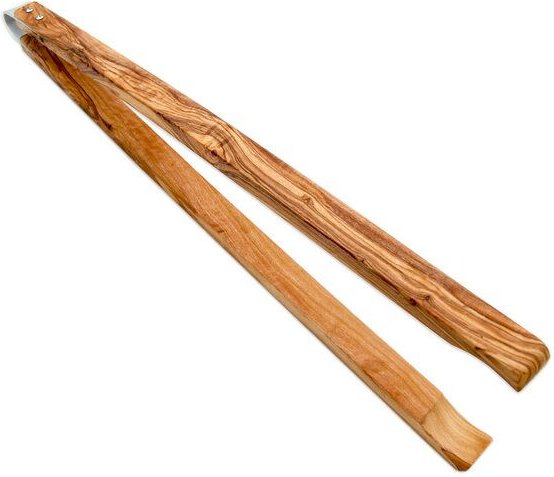 Olivenholz erleben Brat- & Grillzange aus Olivenholz