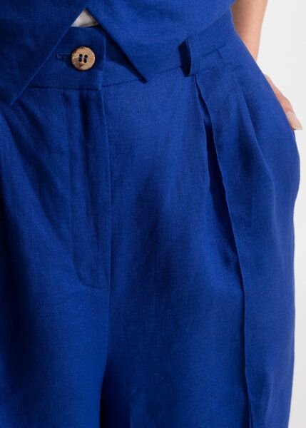 De IONESCU Die elegante Hose „Figa“ aus 100 % Leinen, gerades Bein