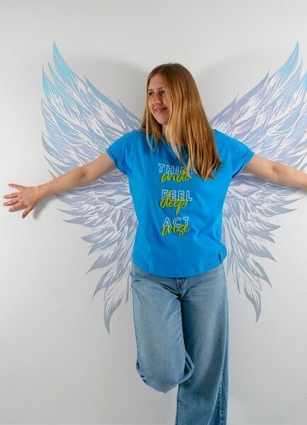 SPARKLES OF LIGHT Boxy Shirt | THINK FEEL ACT