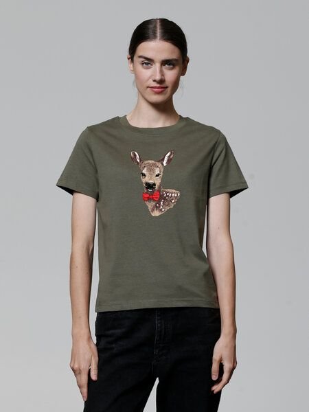 watapparel T-Shirt Frauen Rehkitz