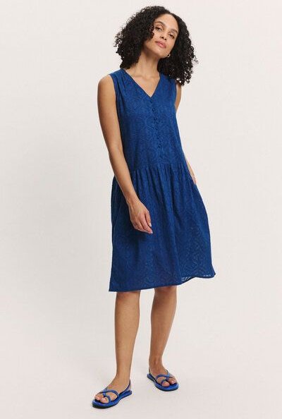 TRANQUILLO Kleid Lenaa in Batist Optikaus GOTS (1180006)