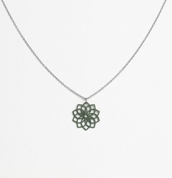 Thumbnail - feinformart Kette mit Holzanhänger 'Mandala'